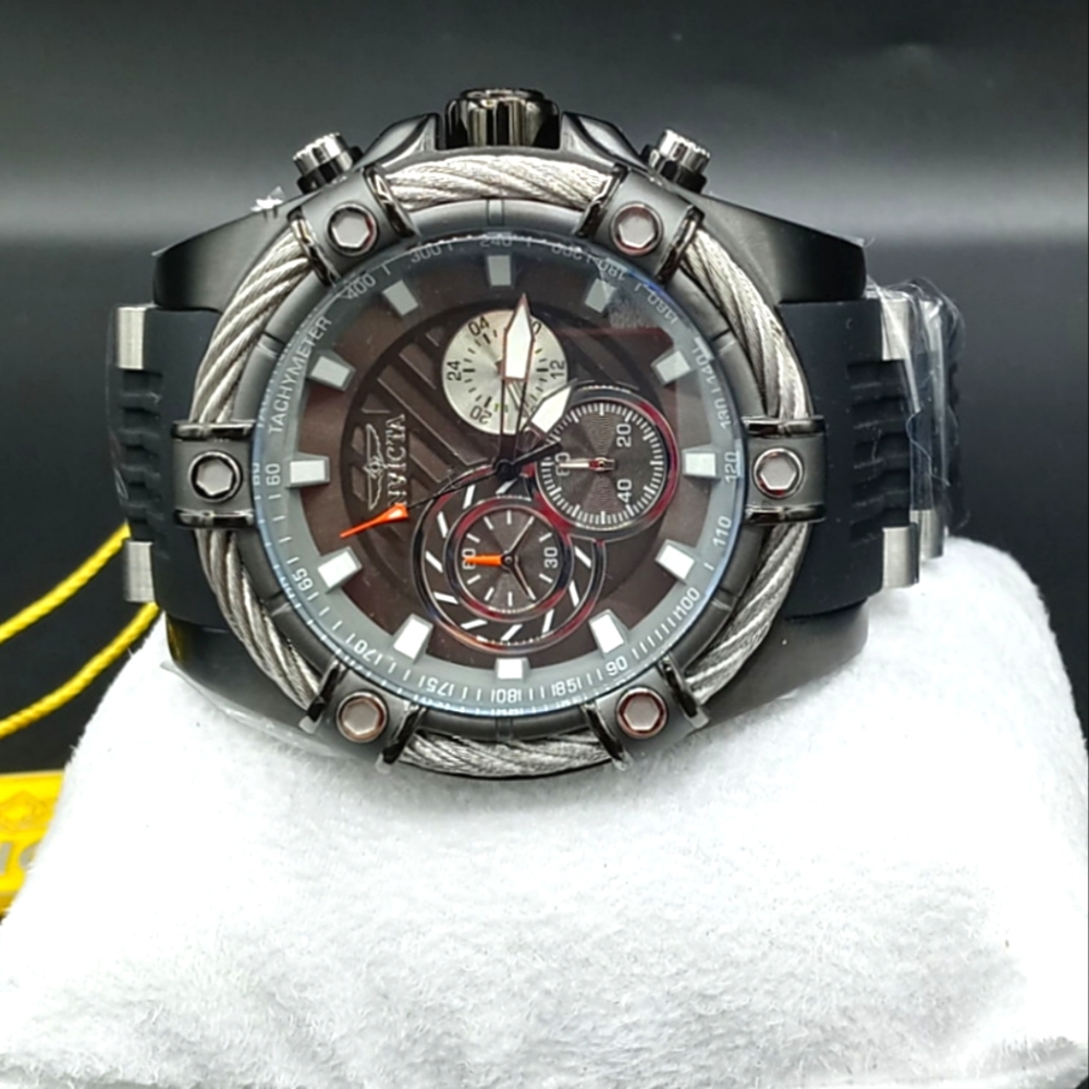 FIRM PRICE-NWOT Invicta Bolt Cable Chronograph Men's Watch(WATCH ONLY)